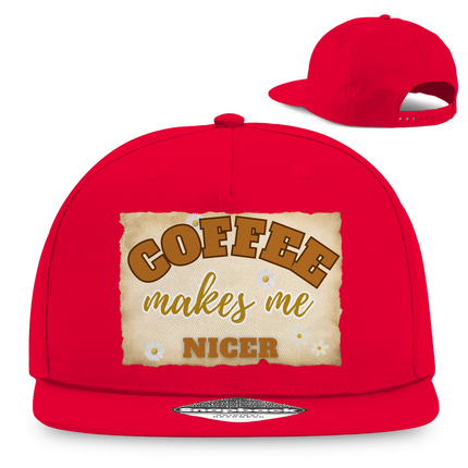 Snapback Rapper Cap coffee Hut