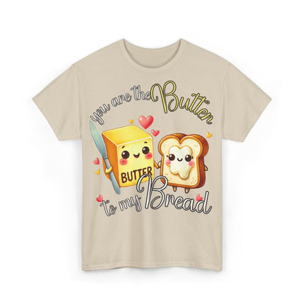 Schwere Baumwolle, Unisex T-Shirt - Butter und Brot