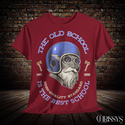 Vintage, schwere Uni Sex T-Shirt - Old School
