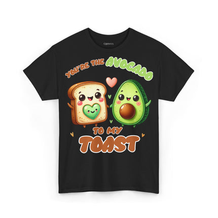 Schwere Baumwolle, Unisex T-Shirt - Avocado and Toast