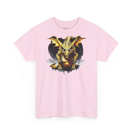 Bunter Drachen-Print – Unisex T-Shirt für Fantasie und Ausdruck