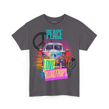 Peace, Fun & Cozy, Unisex T-Shirt – 70er Retro Geburtstagsgeschenk für Männer & Frauen