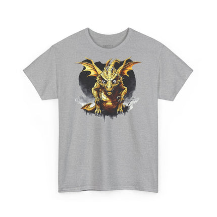 Bunter Drachen-Print – Unisex T-Shirt für Fantasie und Ausdruck