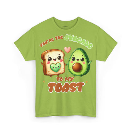 Schwere Baumwolle, Unisex T-Shirt - Avocado and Toast