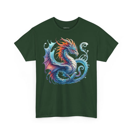 Drachen T-Shirt – Geheimnisvoll, Magisch & Farbenfroh (Unisex Heavy Cotton)