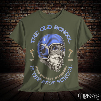 Vintage, schwere Uni Sex T-Shirt - Old School