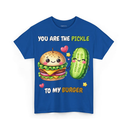 Schwere Baumwolle, Unisex T-Shirt - Pickle to my Burger
