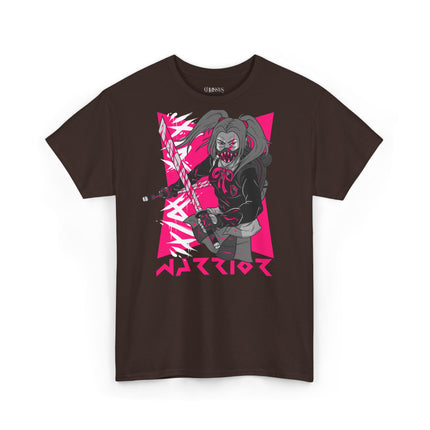 Anime-Style T-Shirt – Female Warrior Unisex Tee