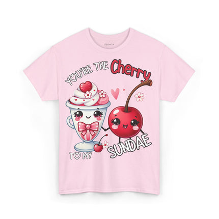 Schwere Baumwolle, Unisex T-Shirt - Cherry to my Sundae