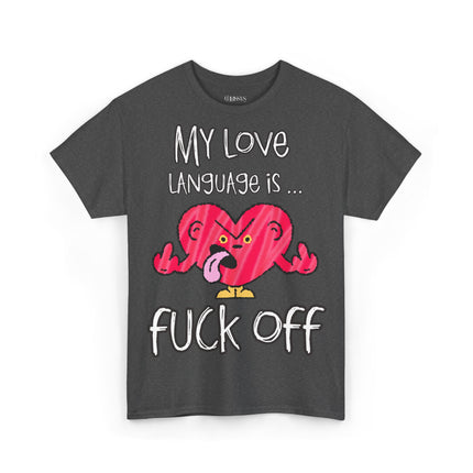 Schweres Baumwoll, Unisex T-Shirt – „Lass mich in Ruhe“