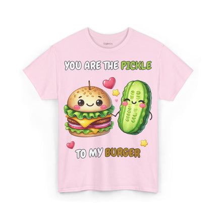 Schwere Baumwolle, Unisex T-Shirt - Pickle to my Burger