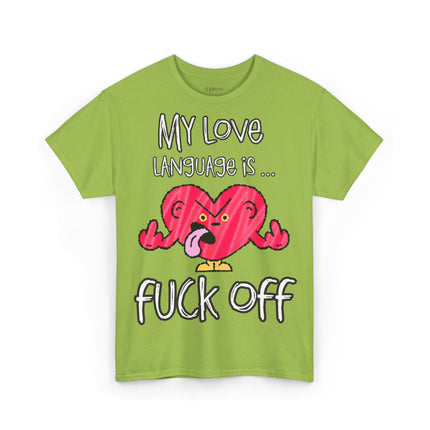 Schweres Baumwoll, Unisex T-Shirt – „Lass mich in Ruhe“