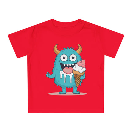 Cute Monster Ice Cream Baby T-Shirt