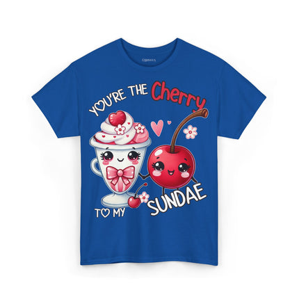 Schwere Baumwolle, Unisex T-Shirt - Cherry to my Sundae