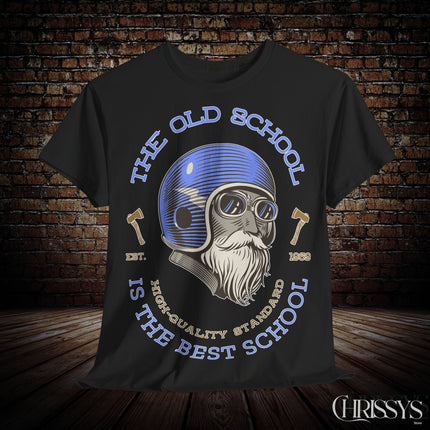 Vintage, schwere Uni Sex T-Shirt - Old School