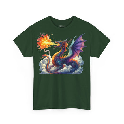 Drachen T-Shirt – Mystisch, Geheimnisvoll & Farbenprächtig, Unisex