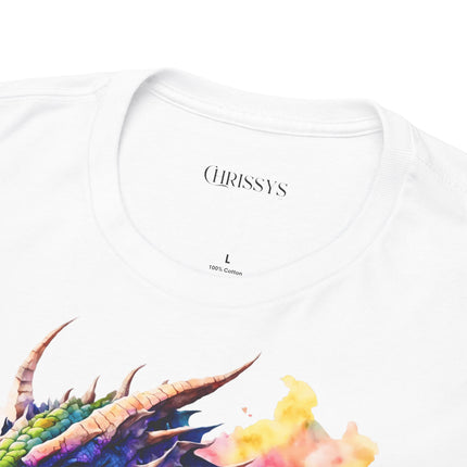 Drachenpower im Fantasie-Look – Buntes Unisex T-Shirt