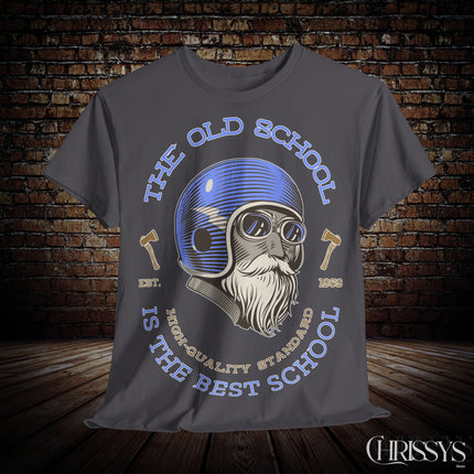 Vintage, schwere Uni Sex T-Shirt - Old School