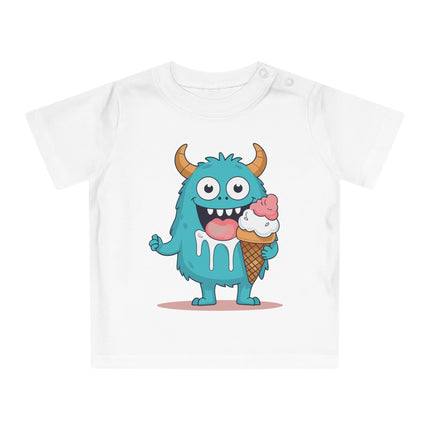 Cute Monster Ice Cream Baby T-Shirt