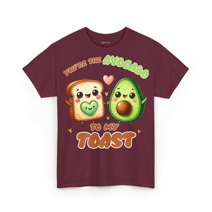 Schwere Baumwolle, Unisex T-Shirt - Avocado and Toast