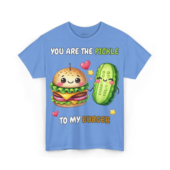 Schwere Baumwolle, Unisex T-Shirt - Pickle to my Burger