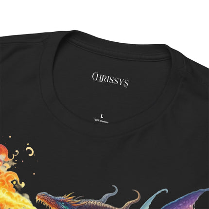 Drachen T-Shirt – Mystisch, Geheimnisvoll & Farbenprächtig, Unisex