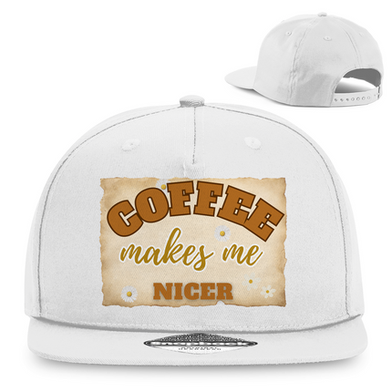 Snapback Rapper Cap coffee Hut