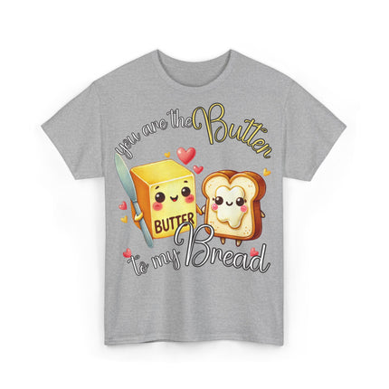 Schwere Baumwolle, Unisex T-Shirt - Butter und Brot