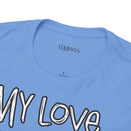 Schweres Baumwoll, Unisex T-Shirt – „Lass mich in Ruhe“