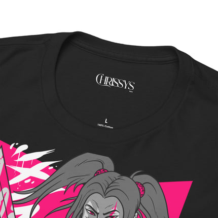Anime-Style T-Shirt – Female Warrior Unisex Tee