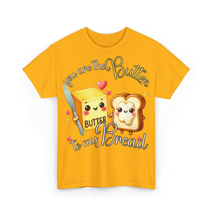 Schwere Baumwolle, Unisex T-Shirt - Butter und Brot