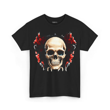 Black Edition, Schwere Baumwolle, Unisex T-Shirt - Skull