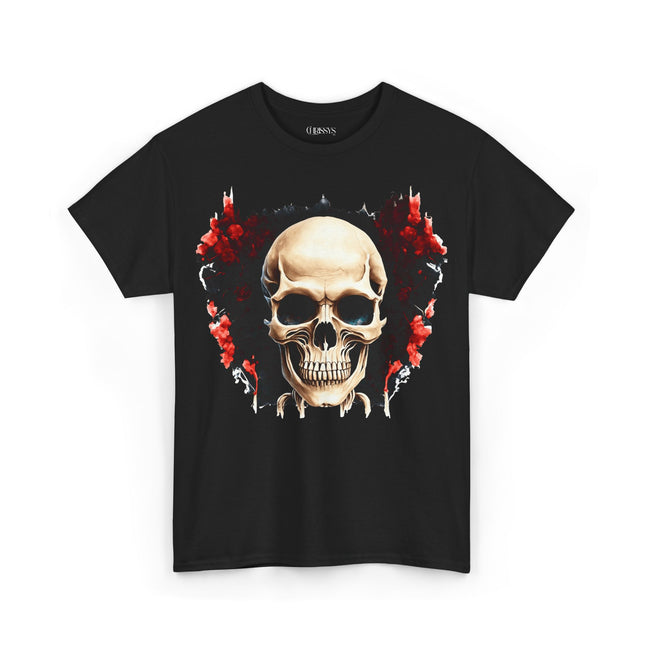 Black Edition, Schwere Baumwolle, Unisex T-Shirt - Skull