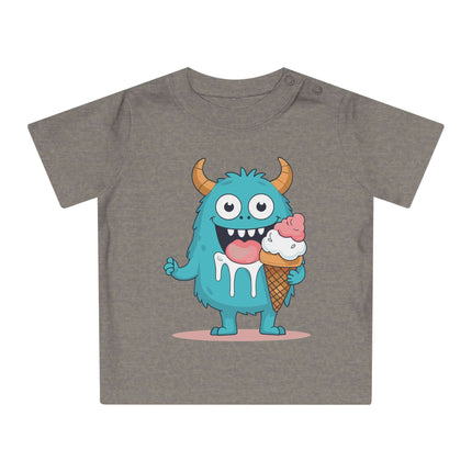 Cute Monster Ice Cream Baby T-Shirt