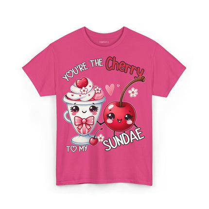 Schwere Baumwolle, Unisex T-Shirt - Cherry to my Sundae