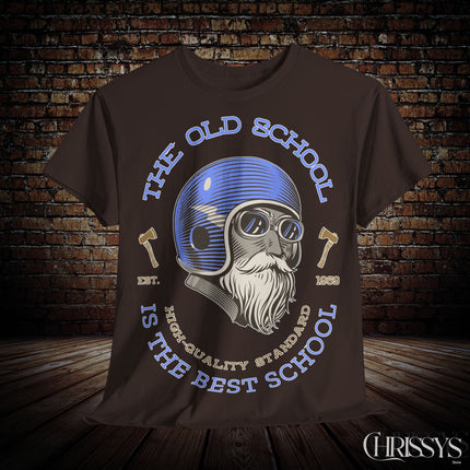 Vintage, schwere Uni Sex T-Shirt - Old School