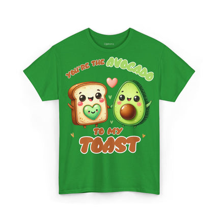 Schwere Baumwolle, Unisex T-Shirt - Avocado and Toast
