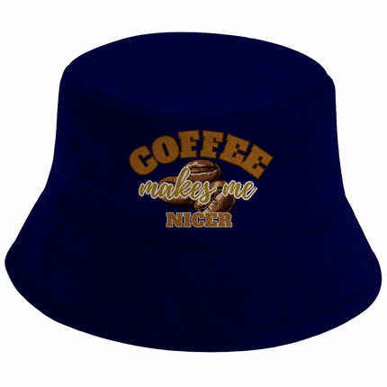 Bucket Hut COFFEE, Unisex Bio-Sonnenhut – Nachhaltiger Schutz mit Stil