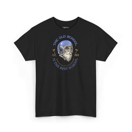Vintage, schweres Uni Sex T-Shirt - Old School personalisierbar