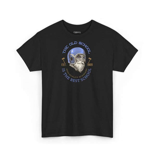 Vintage, schweres Uni Sex T-Shirt - Old School personalisierbar